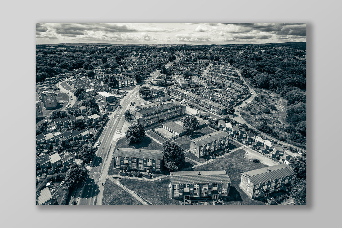 Situation District Volume 2: Gleadless Valley by Martin Dust (Full page drone photo)