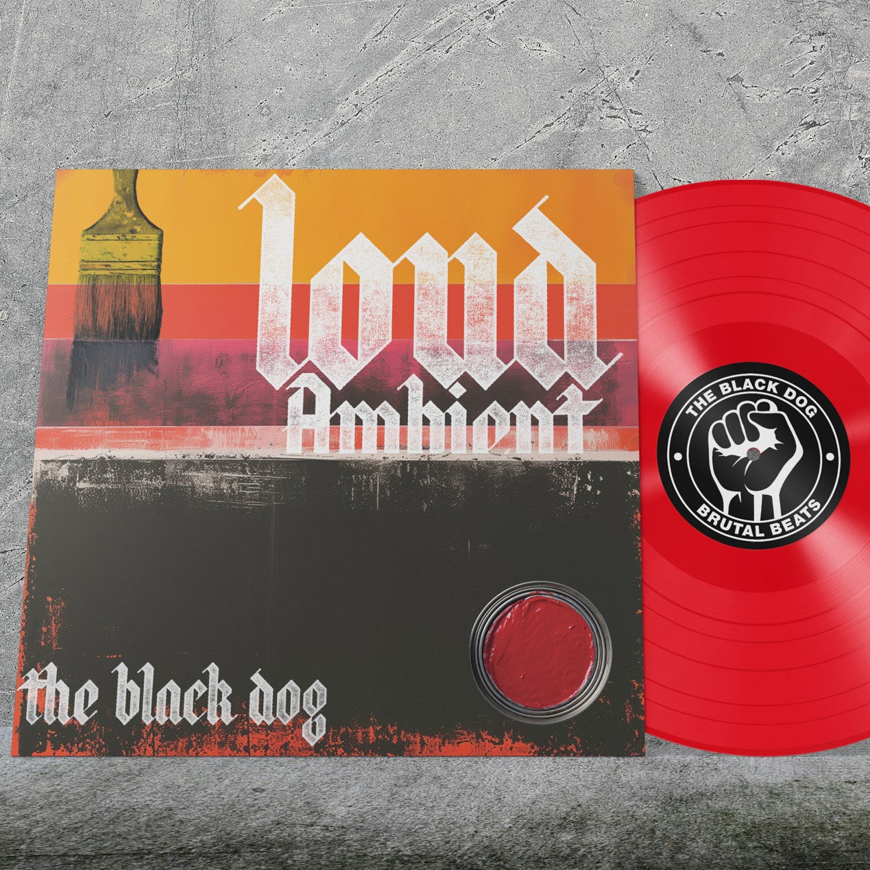 Loud Ambient by The Black Dog (12" vinyl release artwork)