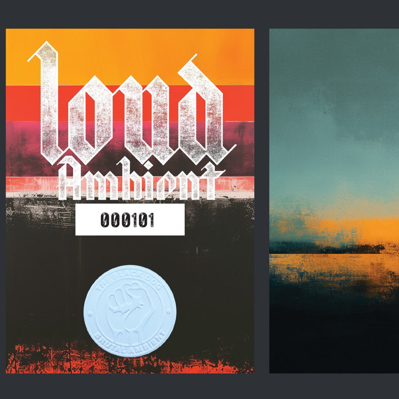 Loud Ambient by The Black Dog (artwork for the deluxe numbered card)