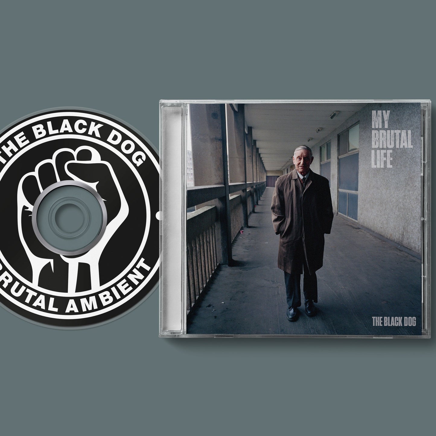My Brutal Life by The Black Dog (CD) (Front Sleeve and CD Label)