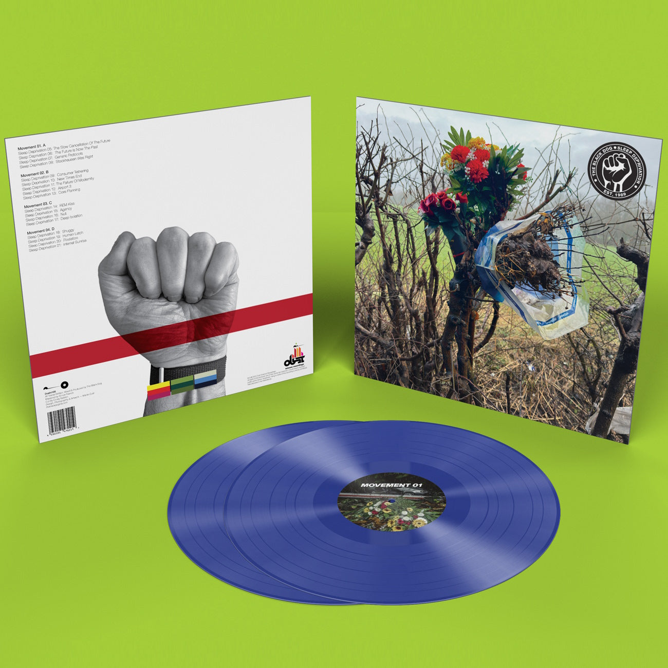 Sleep Deprivation by The Black Dog (Vinyl Front & Back Cover)