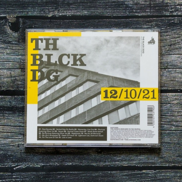 Music For Photographers by The Black Dog (CD back cover)
