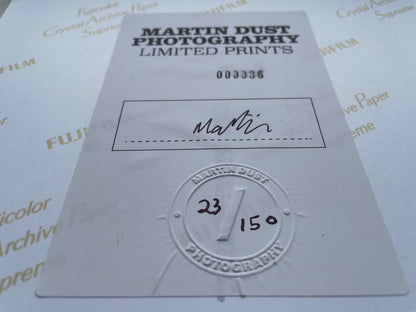 Numbered and embossed limited print from the Deluxe CD Edition of Music For Moore Street Substation