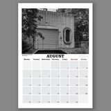 Brutal Calendar 2024 by Martin Dust (August)