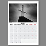 Brutal Calendar 2024 by Martin Dust (July)