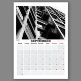Brutal Calendar 2024 by Martin Dust (September)