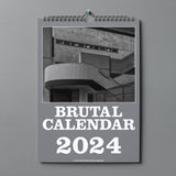 Brutal Calendar 2024 by Martin Dust (Front)