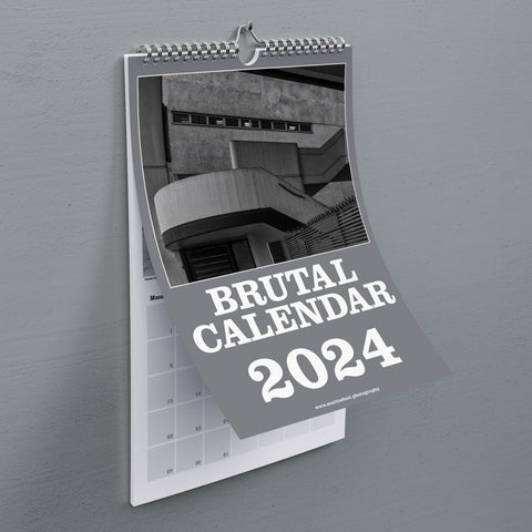 Brutal Calendar 2024 by Martin Dust