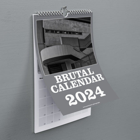 Brutal Calendar 2024 by Martin Dust (Print)