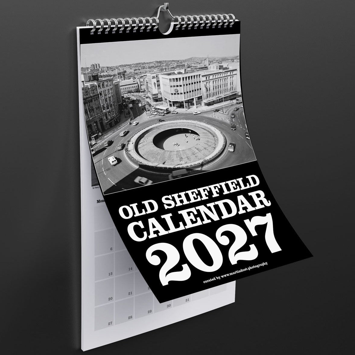 Old Sheffield Calendar 2027 (Side View)