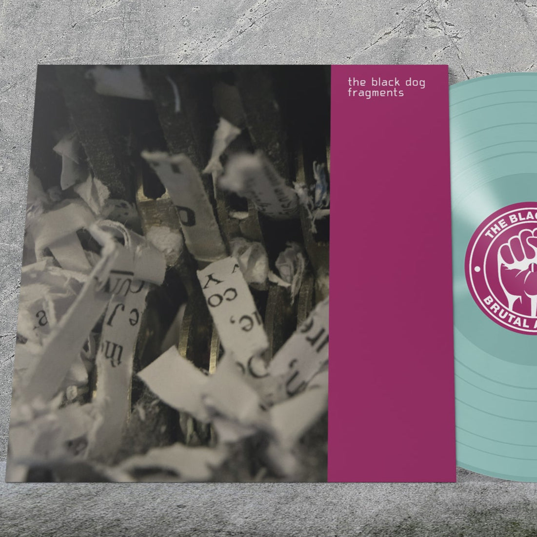 Sleeve and vinyl artwork for Fragments (Remastered) by The Black Dog. 