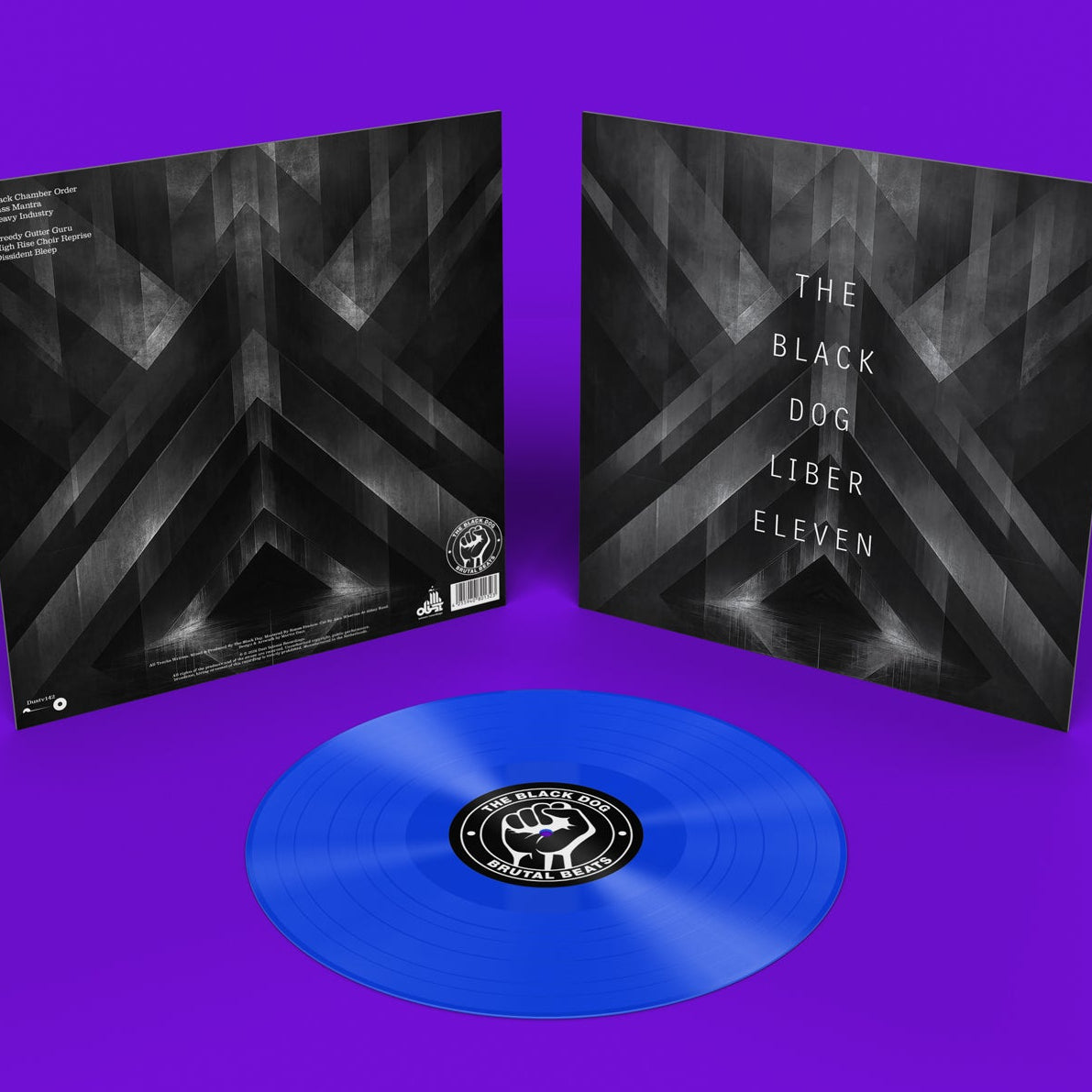 Liber Eleven by The Black Dog (Limited Edition Vinyl, front and back artwork)