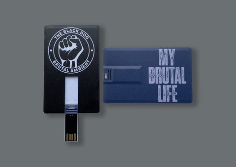 My Brutal Life by The Black Dog on a very limited USB card