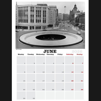 Old Sheffield Calendar 2026, inners showing June