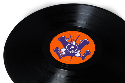 Spanners by The Black Dog - 2023 remaster pressed on black vinyl (close-up) [PUPLP1R]
