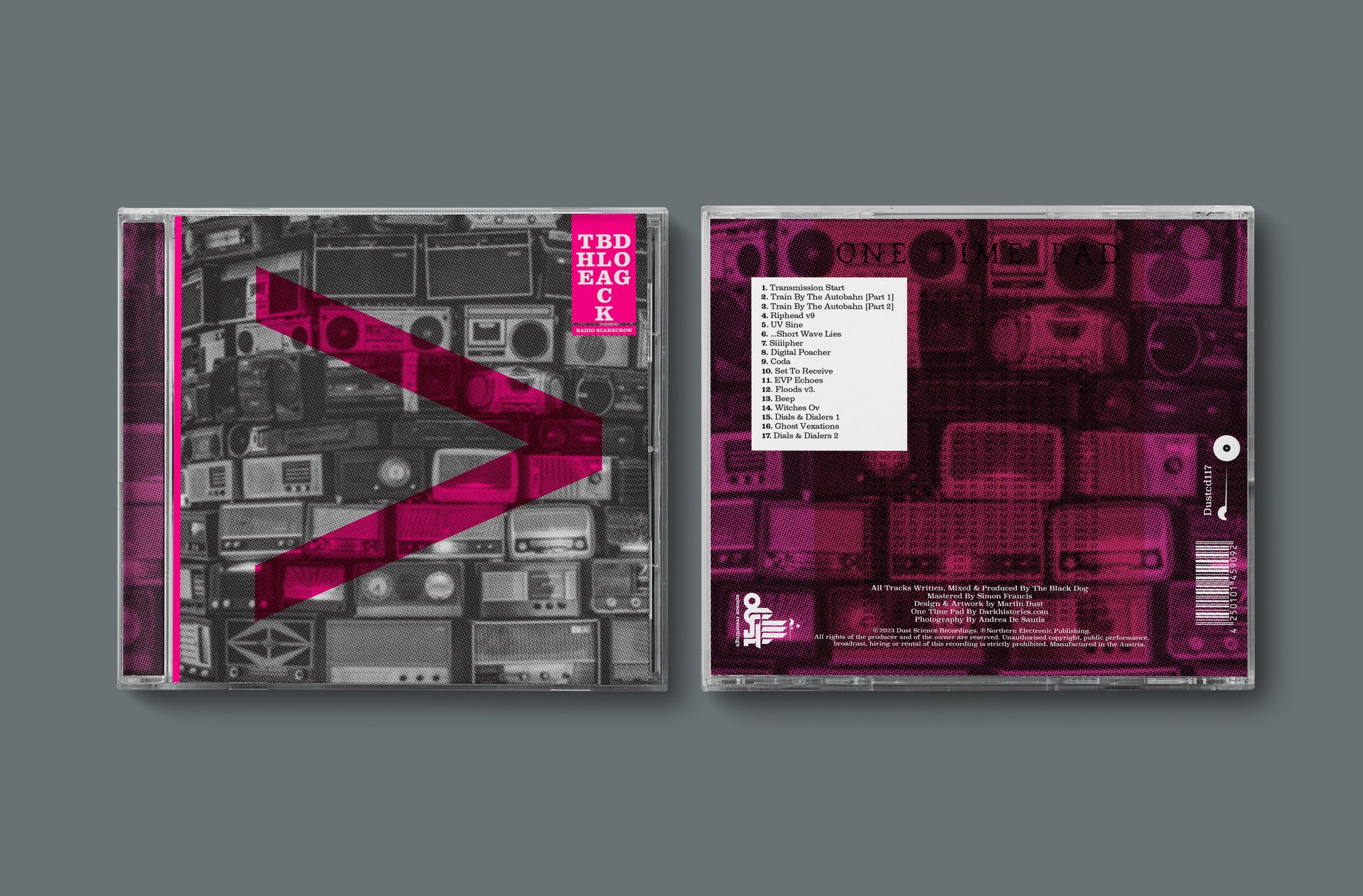 Radio Scarecrow by The Black Dog (2023 CD) (Front and Rear)