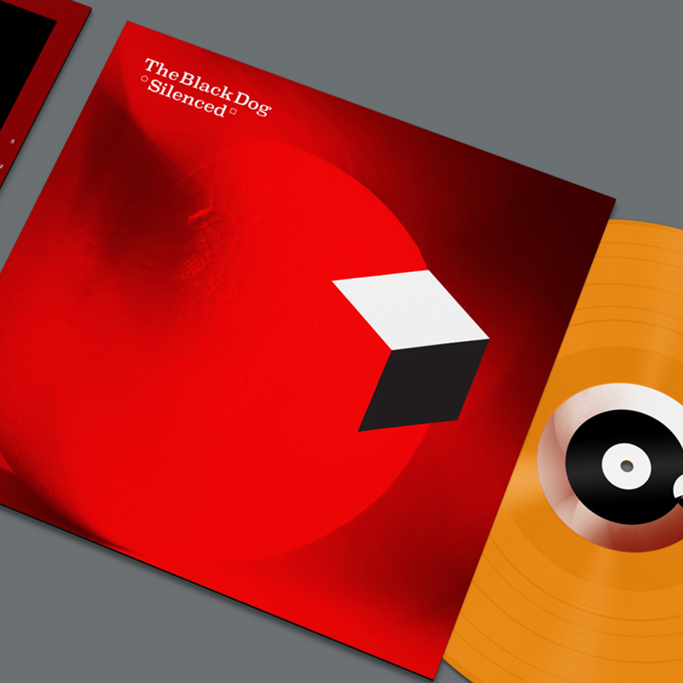 Silenced (Limited Edition 2 x Orange Vinyl) by The Black Dog (Angled)