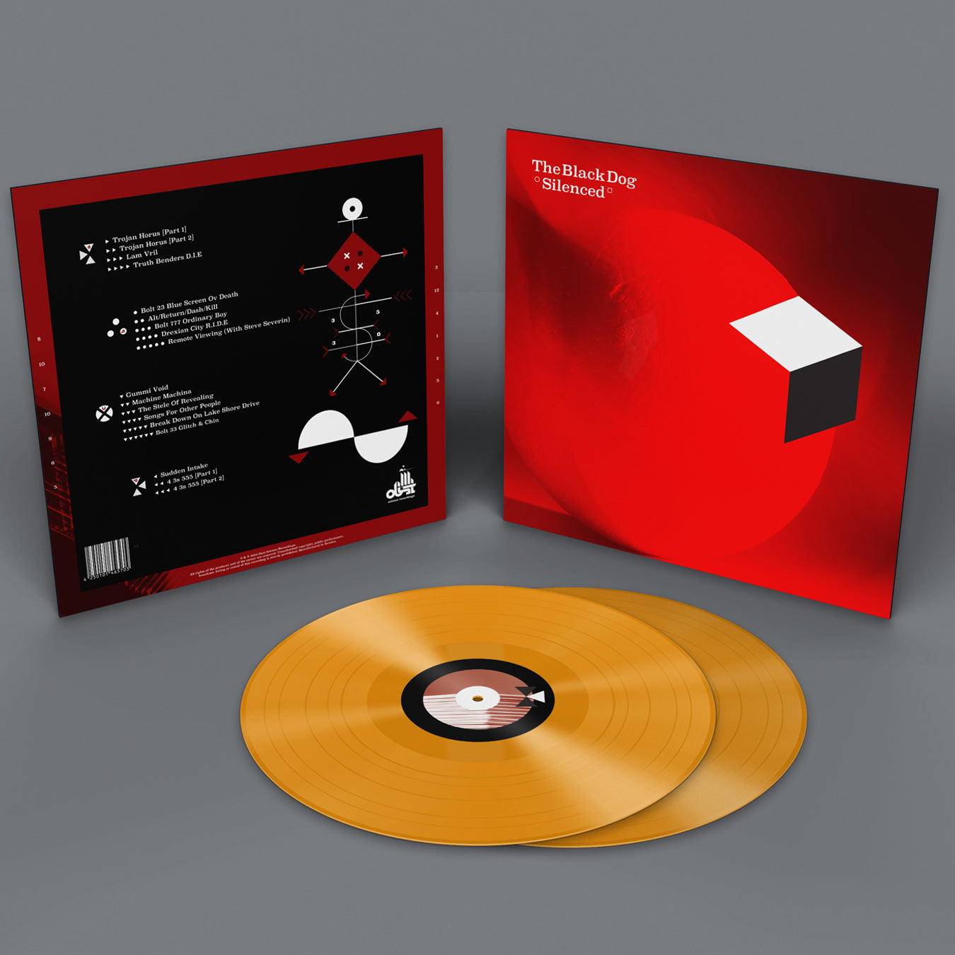 Silenced (Limited Edition 2 x Orange Vinyl) by The Black Dog (Stand-up)